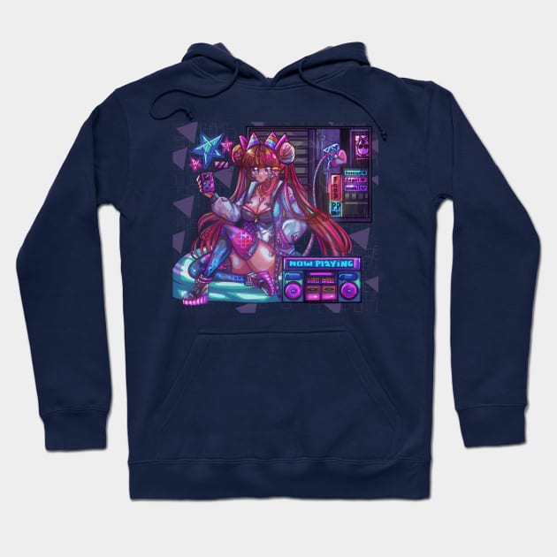 Cyberpunk bea chan Hoodie by kpdrawing